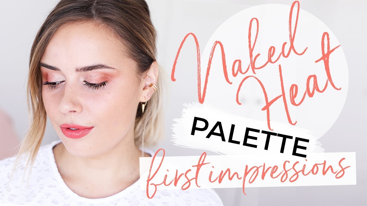 URBAN DECAY NAKED HEAT PALETTE TUTORIAL + REVIEW | Hello October