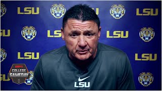 Coach Ed Orgeron is confident LSU will be champions again | College GameDay