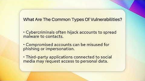 What Are The Common Types Of Vulnerabilities? - Everyday-Networking