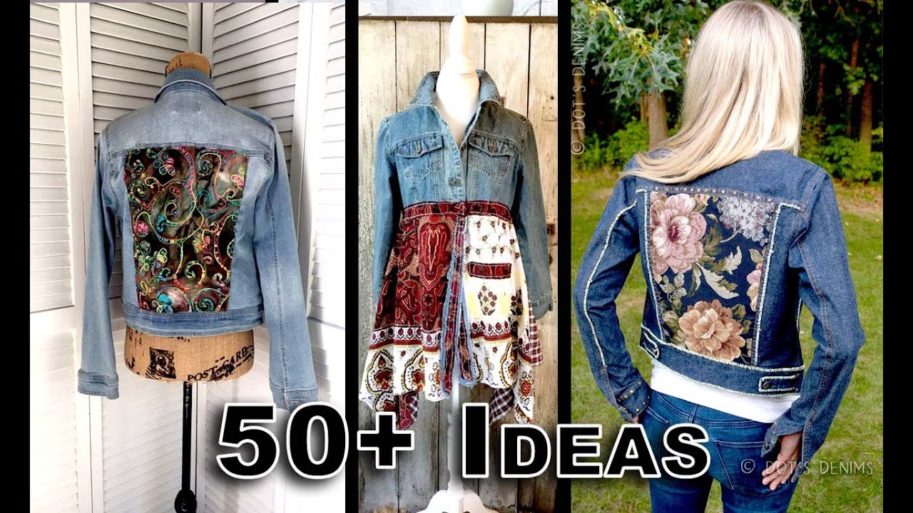 50+ Jean Jacket Upcycle Ideas to Inspire Your Next Project - YouTube