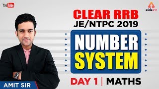 RRB NTPC 2019 | Number System | Day 1 | Maths | Amit Sir | 10 A.M