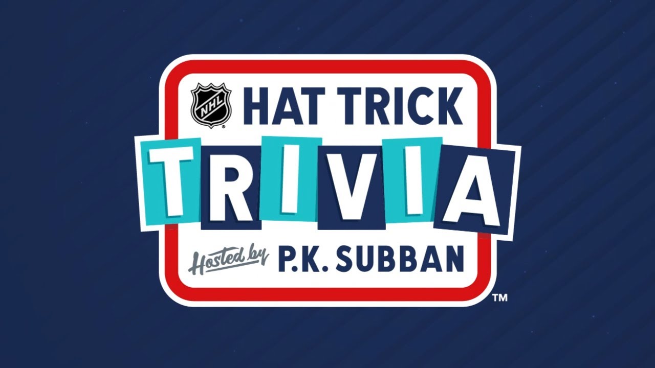 Nhl Hat Trick Trivia Hosted By P K Subban Episode 1 Youtube