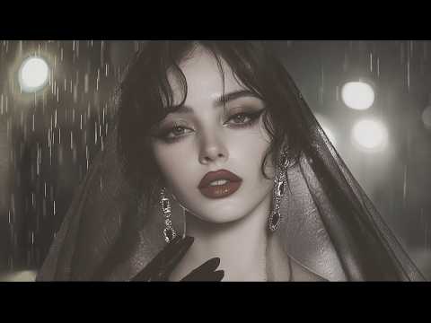 Rainy Paris Night 🌧️ Vintage French Chanson & Café Romance  Melancholic Music for Sleep