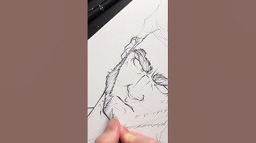 Wolverine | Hugh Jackman from Xmen Timelapse Ballpen Drawing