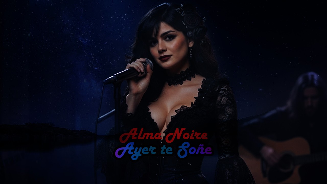 Alma Noire - Ayer te Sone lyrics video