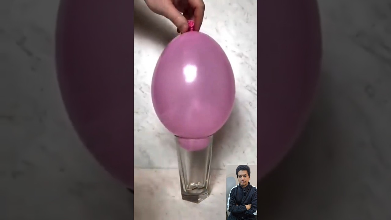 A Balloon can easily lift a Glass | 