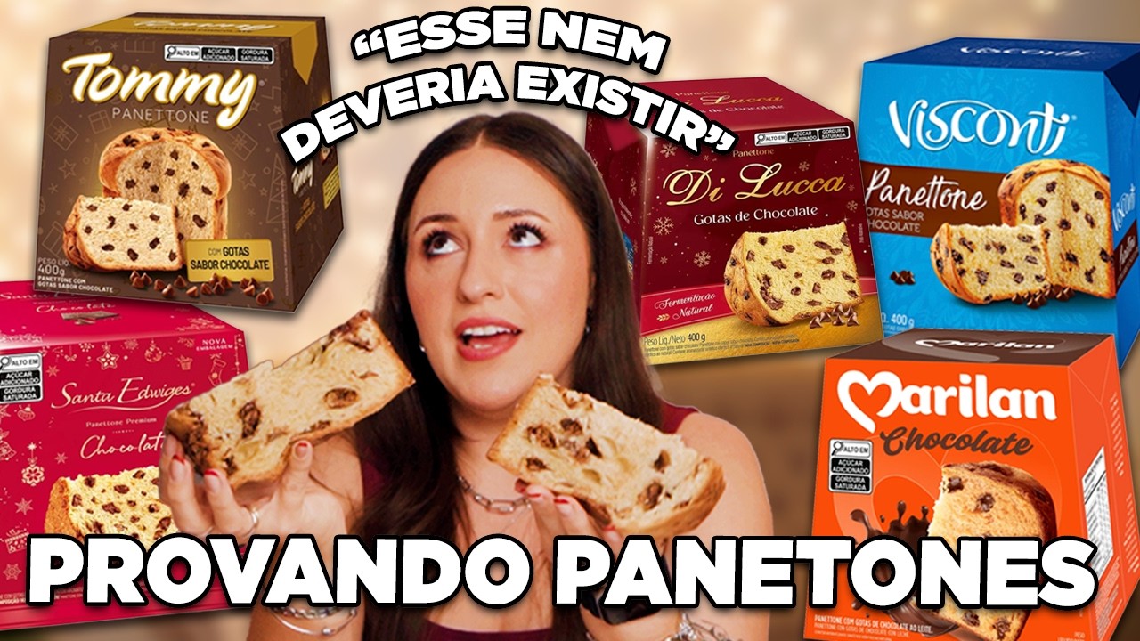 PROVANDO PANETONES DE ATÉ R$15 | Tábata Romero