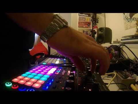 Millhaus - Lofi Garage jam - Novation Circuit, Mono Station, LXR