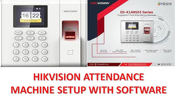 Time Attendance Function Configuration on Hikvision iVMS-4200 Client Hikvision DS-K1A850 Fingerprint