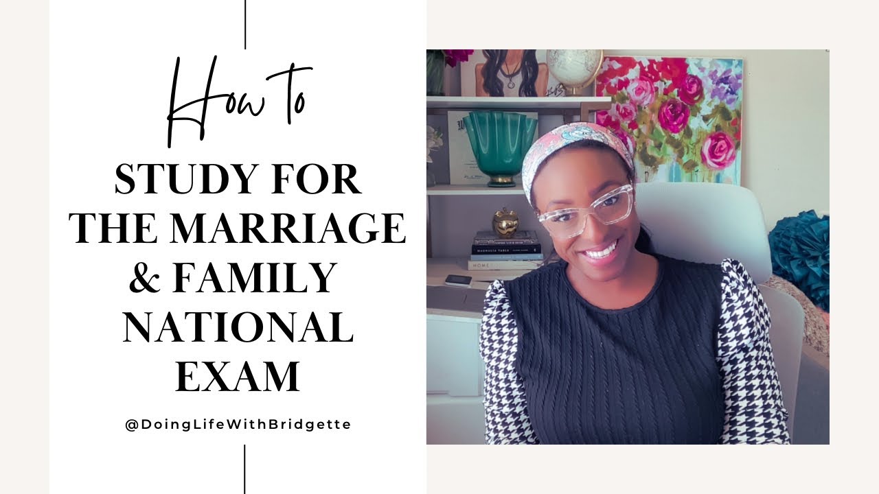 I Passed!! How I Studied For The National Marriage & Family Exam | AATBS vs. TDC