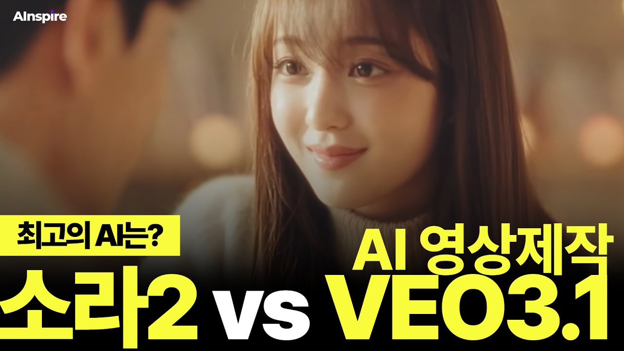 ⁣현시점 최강 AI 영상 플랫폼은? 소라2 vs VEO3.1 전면 비교! | 하루 종일 비교 테스트 해본 솔직 리뷰