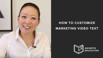 How To Customize Text In Your Marketing Video