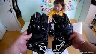 Alpinestars gloves from China - YouTube