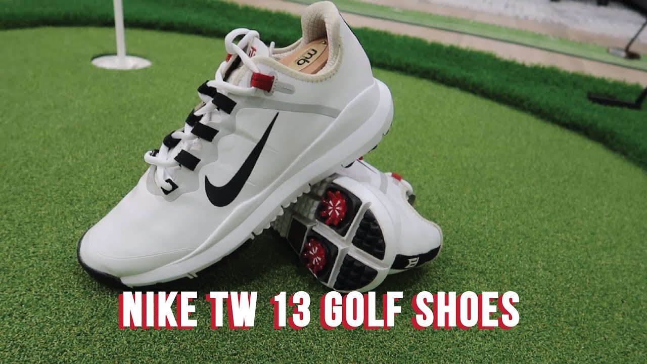 How to Nike Tiger Woods TW 13 Golf Shoes YouTube
