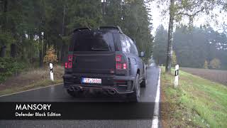 MANSORY Land Rover Defender sport exhaust system sound
