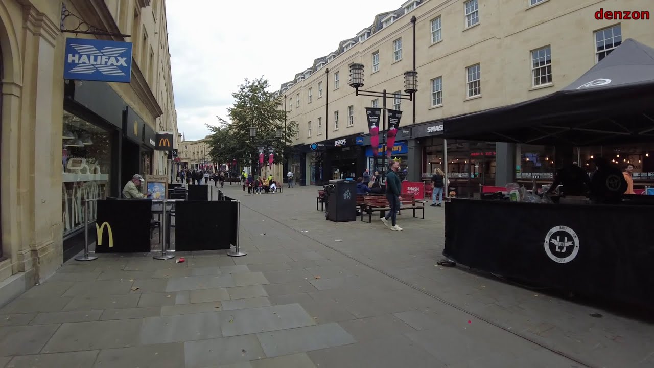 England Bath City Centre Walking Tour Marks & Spencer Store M&S