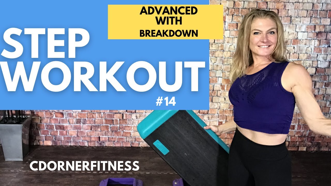 Step Aerobics Workout Advanced Fun Choreography! 136-138 bpm #14 - YouTube