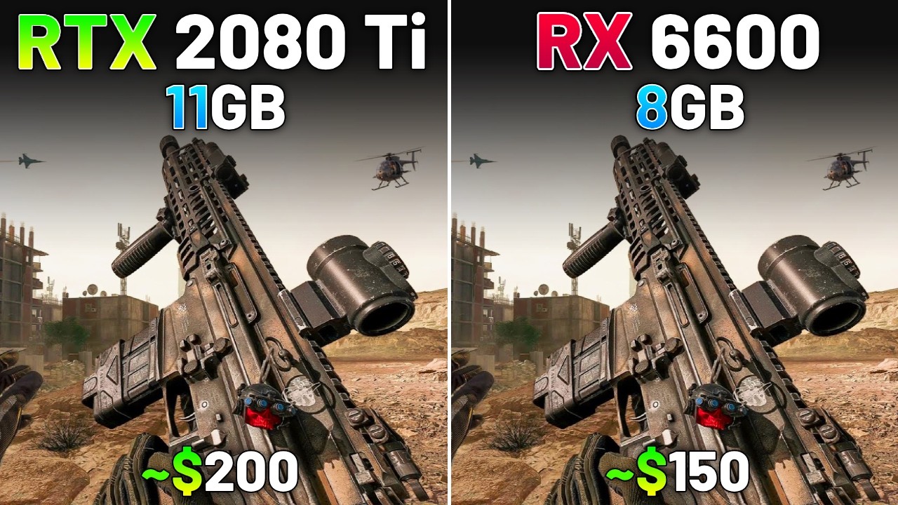 RTX 2080 Ti vs RX 6600 in 2026 | Test in 15 Games | 1080p, 1440p