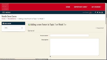 Moodle 3.2 - How to add a discussion forum