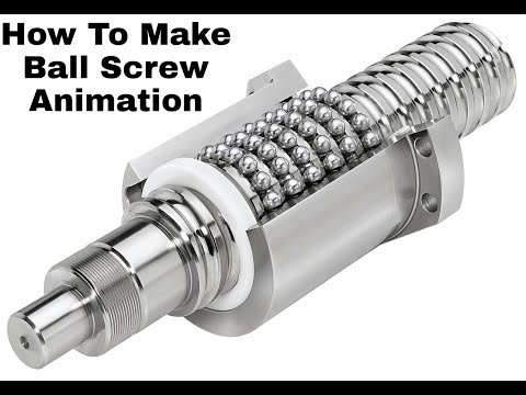 How to make ball screw animation | mechanical | MEC BOY
