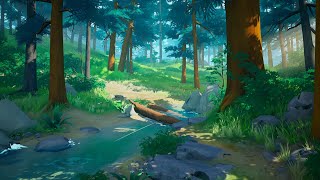 Stylized Forest Lake Environment