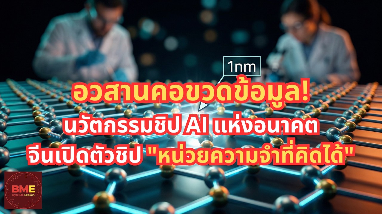 อวสานคอขวดข้อมูล! นวัตกรรมชิป AI แห่งอนาคต จีนเปิดตัวชิป 
