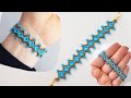 Otantik Desenli Bileklik Yapımı.  Kum Boncuktan Desen Bileklik. DIY Bead Bracelet Making. #Tutorial