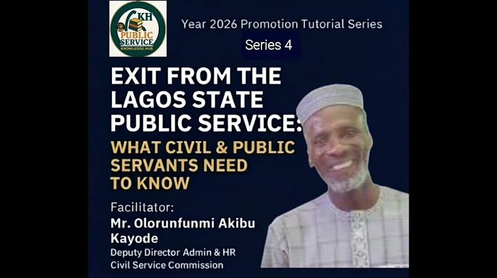 EXIT FROM THE LAGOS STATE PUBLIC SERVICE