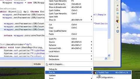 Data Driven Framework - XML Version 3.0.2