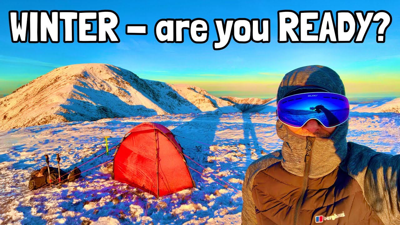 Борьба со снегом, ветром и морозами 🥶 — Lake District Solo Wild Camp