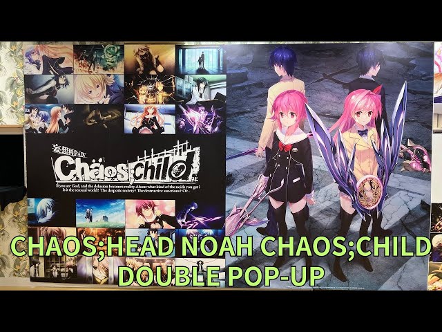 CHAOS;HEAD NOAH CHAOS;CHILD DOUBLE POP-UP」場面写真ボード 歴代