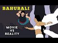 Bahubali movie vs reality  prabhas  2d animation  mv creation animation