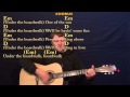 Under the Boardwalk (The Drifters) Guitar Strum Cover Lesson in G with Chords/Lyrics