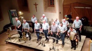 Video thumbnail of "Unterfranken du mein liebes Heimatland Waldfensterer Bergmusikanten in Maria Bildhausen"