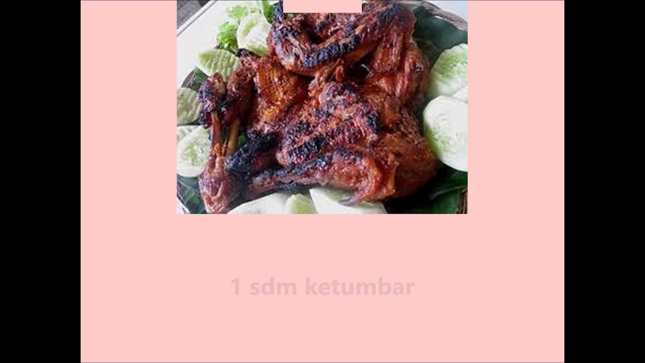 Resep Masakan Bekakak Ayam (Jawa Barat) 