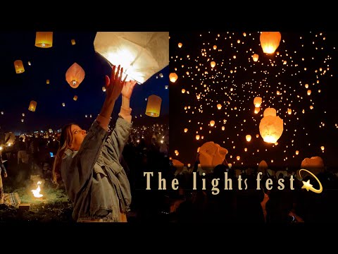 The lights festival | ფრანების ფესტივალი | vlog | natia mua