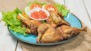 Resep Ayam Goreng Laos ( Lengkuas ) Tulang Lunak, Ayam Tetep Utuh Dan Tulang Asli Bisa Di Makan