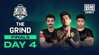 [DAY 4] THE GRIND Finals Day 4 | BATTLEGROUNDS MOBILE INDIA OPEN CHALLENGE