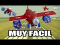 Como hacer un avión con botellas