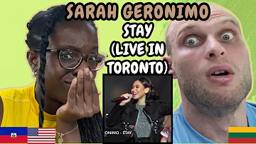 REACTION TO Sarah Geronimo - Stay (Live in Toronto) | FIRST TIME HEARING