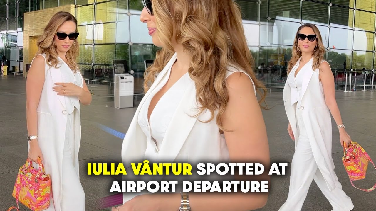 Salman Khans rumoured girlfriend Iulia Vantur spotted at Mumbai Airport Biscoot tv picture
