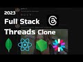 Mern stack threads social media clone  react mongodb nodejs express jwt