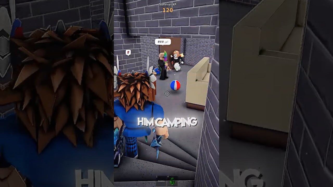 BEATING CAMPING MM2 TEAMERS! 😳 