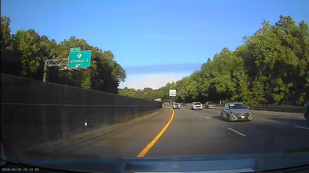 Initial car contact I85