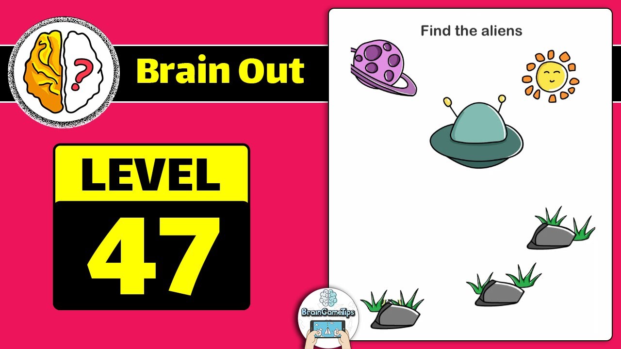 Temukan alien brain out level 46