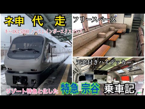 【まさかの代走】ノースレインボーエクスプレス車両による代走特急 宗谷号に乗って日本最北端を探訪！/名寄→稚内【宗谷岬】(北海道Fパス#12)