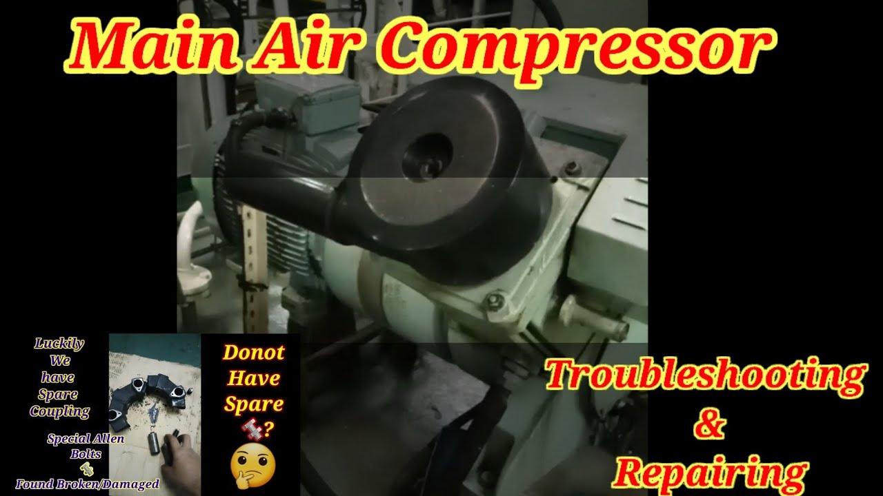 MAIN AIR COMPRESSOR TROUBLESHOOTING/ REPAIRING HATLAPA