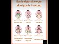 Quickest Skin Type Test EVER — 1 Second !  - #skintypes #skinhealth #skin #viral #shortsviral #feed