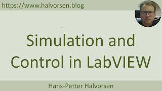 Simulation and Control in LabVIEW