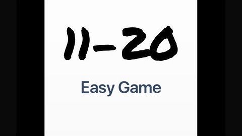 Easy Game - Brain Test Levels 11-20